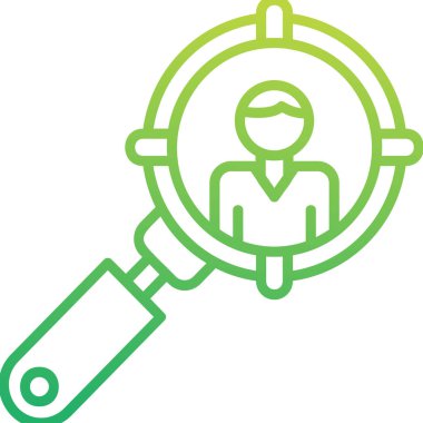 Web simgesi, vektör illüstrasyonu işe alınıyor