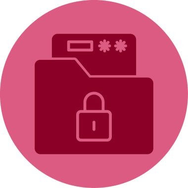 kilit düz simge vektör çizim