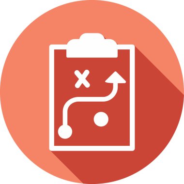 Strateji Simgesi Vektör illüstrasyonu 