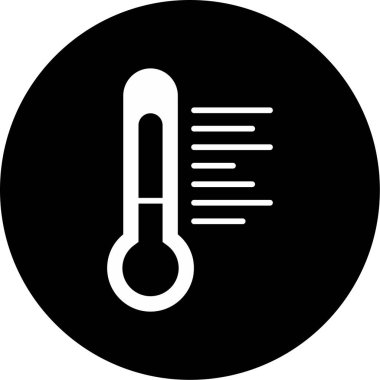 Sıcaklık web simgesi resimleme tasarımı