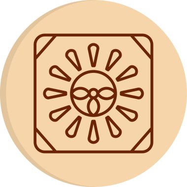 Döşeme. Web simgesi basit illüstrasyon