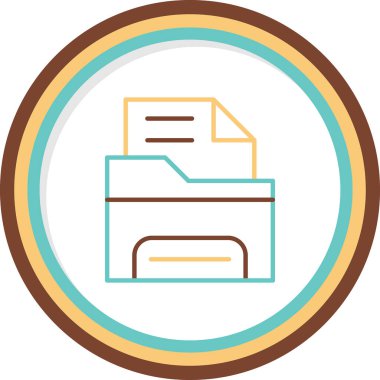 dizin simgesi, vektör illüstrasyonu basit tasarım