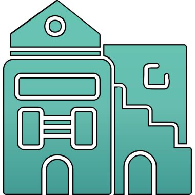 vektör evi oluşturma simgesi, modern tasarım illüstrasyonu 