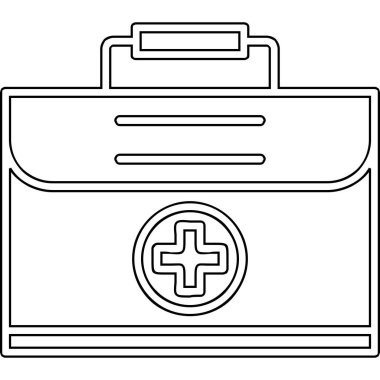 Tıbbi durum web simgesi, vektör illüstrasyonu 