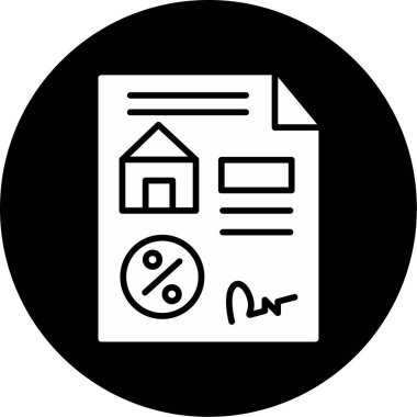 Özellik belgesi simgesinin vektör illüstrasyonu