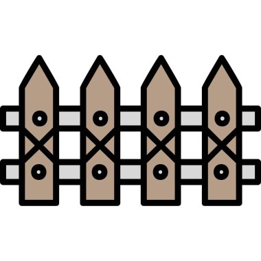 Çitin vektör illüstrasyonu