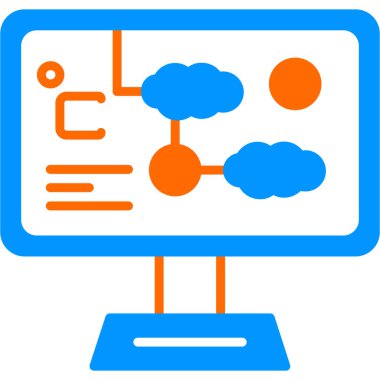Meteoroloji ikonu ana hatları. vektör illüstrasyonu 