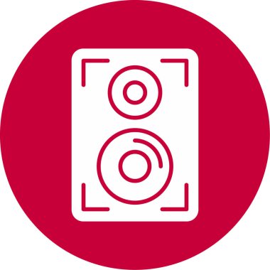 hoparlör basit vektör illüstrasyonu