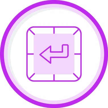 Girin. Web simgesi basit tasarım