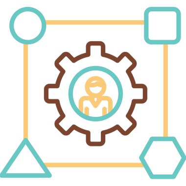 Adaptasyon simgesinin vektör illüstrasyonu