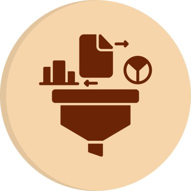 Veri Web simgesi basit illüstrasyon 