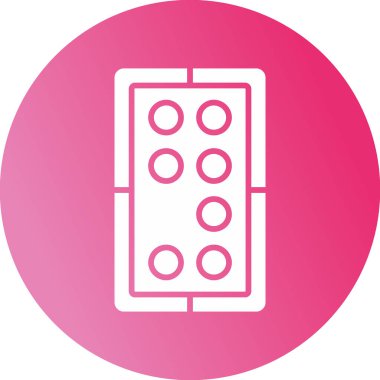 Düğme simgesi ögesinin vektör illüstrasyonu 