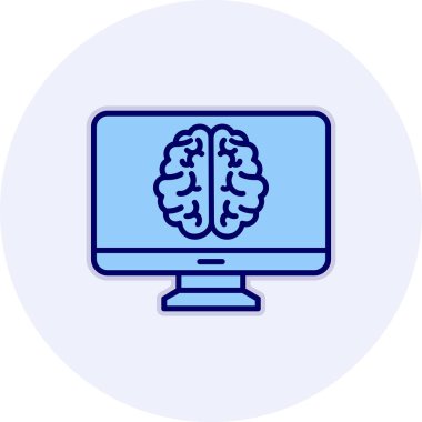 bilgisayar ekranı simgesi, vektör illüstrasyonu basit tasarım