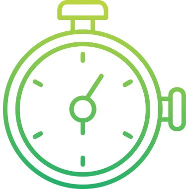 Zamanlayıcı simgesi, vektör illüstrasyonu 