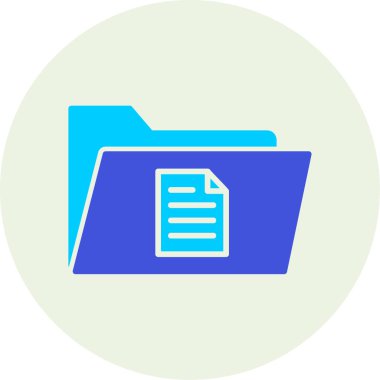 dosya dizini vektör illüstrasyonu        