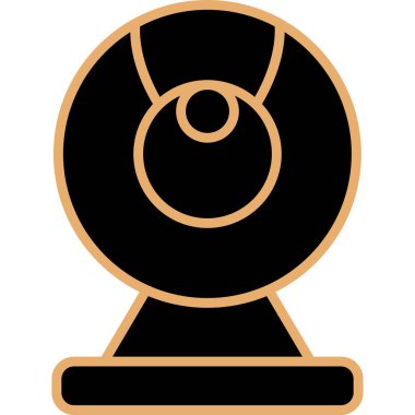 Web kamera simge vektör çizim