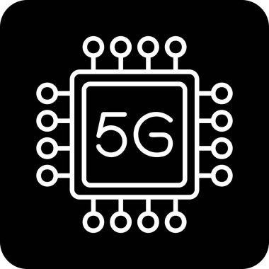 cpu icon, vector illustration simple design