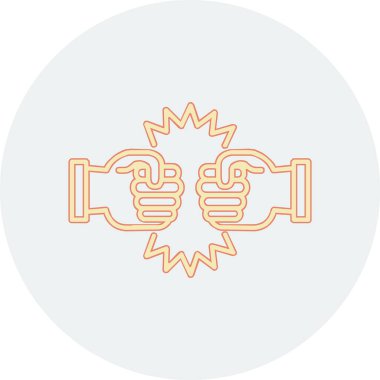 Mücadele Ağı simgesinin vektör illüstrasyonu