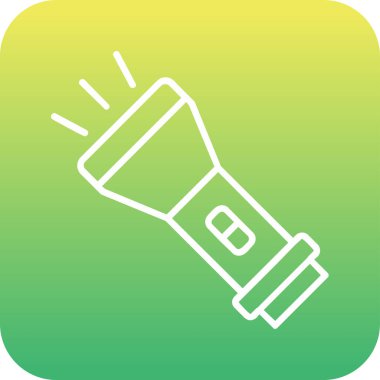 el feneri. Web simgesi basit illüstrasyon