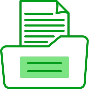 belge dosya simgesi düz biçimli 