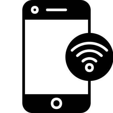 wifi vektör simgesi modern basit illüstrasyon 