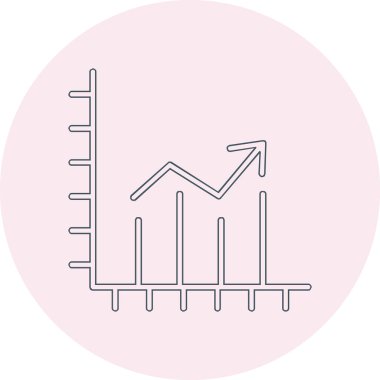 iş büyümesi grafik vektör illüstrasyonu