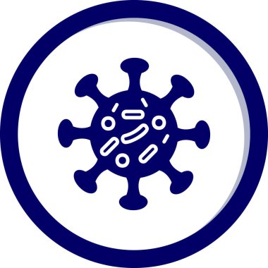 Virüs ikonu vektör illüstrasyonu 