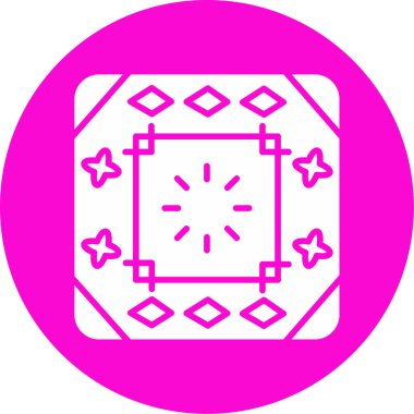 Döşeme. Web simgesi basit illüstrasyon