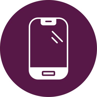 Smartphone web simgesi, vektör çizim 