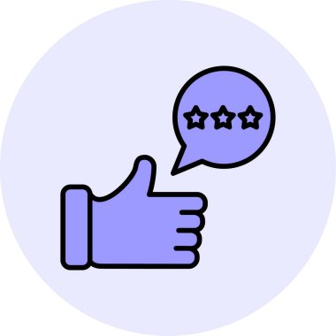 Geri bildirim simgesi, vektör illüstrasyon tasarımı 