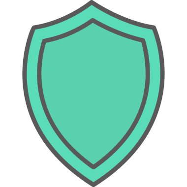 Ağ için koruma kalkanı vektör simgesi 