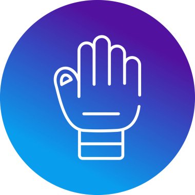 El hareketi simgesi, vektör illüstrasyonu 