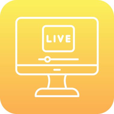 Bilgisayar ekranındaki canlı metnin vektör illüstrasyonu