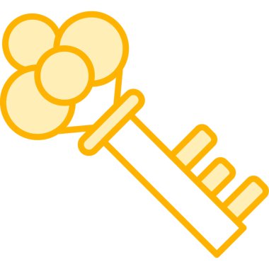 Anahtar. Web simgesi basit illüstrasyon 