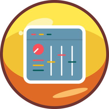 Ses Karıştırıcı vektör çizimi