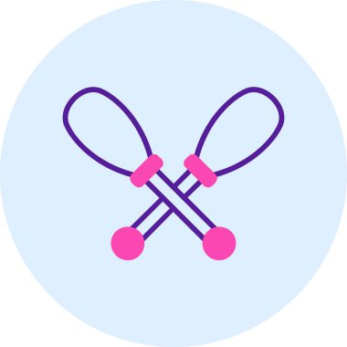 Kürek simgesinin vektör illüstrasyonu