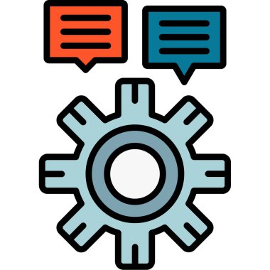 Teçhizat. Web simgesi basit illüstrasyon