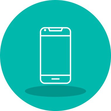 Smartphone web simgesi, vektör çizim 