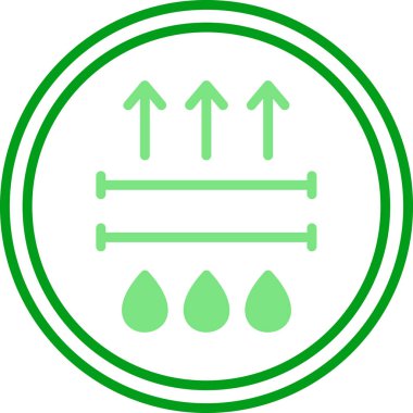 Nem. Web simgesi vektör illüstrasyonu