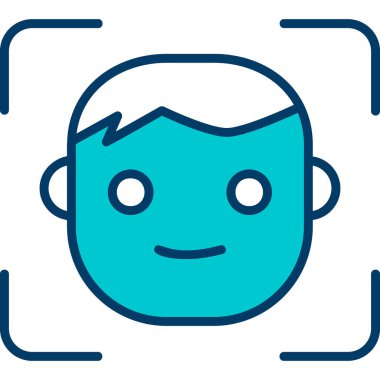 avatar erkek kullanıcı simgesi, yüz kimliği 