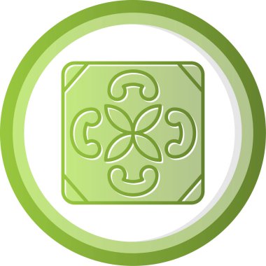 Döşeme. Web simgesi basit illüstrasyon