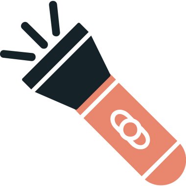 el feneri. Web simgesi basit illüstrasyon