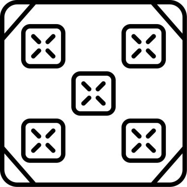 Döşeme. Web simgesi basit illüstrasyon