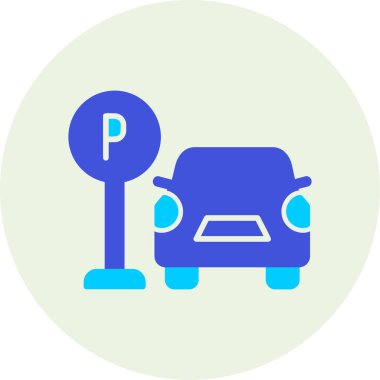 Web simgesi Otopark, illüstrasyon vektör