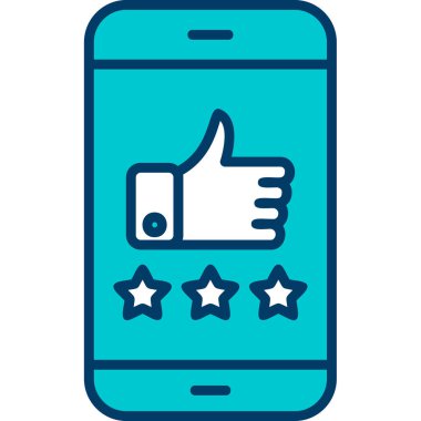 derecelendirme simgesi, vektör illüstrasyonu basit tasarım