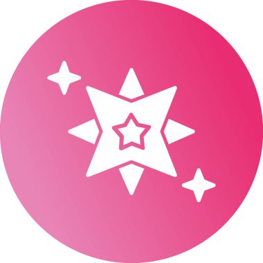 Yıldız web simge vektör çizim 