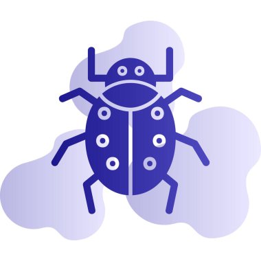 Böcek. Web simgesi basit illüstrasyon 