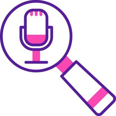 Podcast vektör illemesini ara