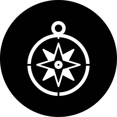 Pusula simgesi vektör resimlemesi 