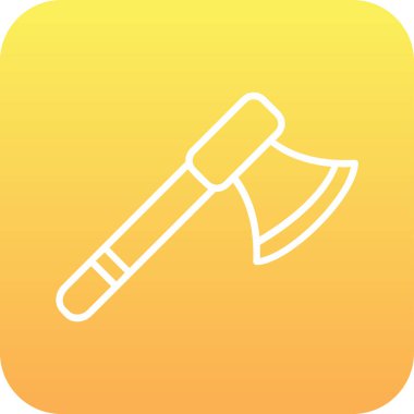 Balta ağ simgesi, vektör illüstrasyonu 